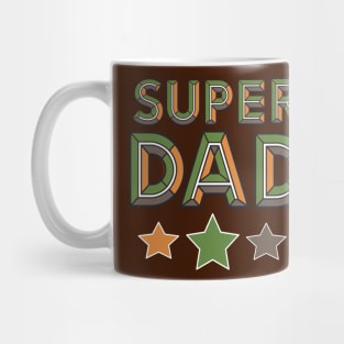 Camouflage Super Dad Mug